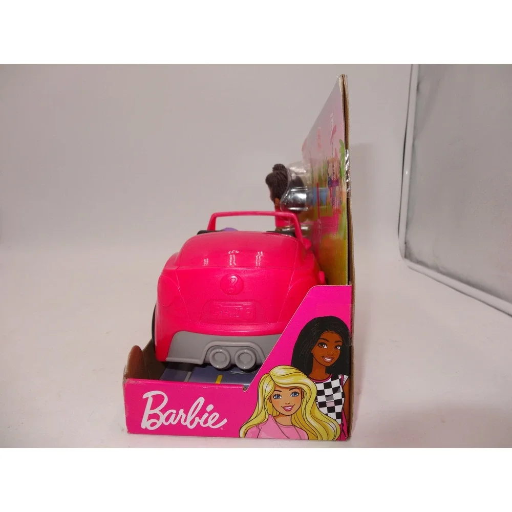 Fisher-Price Little People Barbie Convertible Toy Car with Music Sounds & 2 Figs